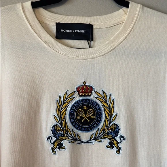 Homme + Femme Embroidered T-Shirt - Picture 2 of 5